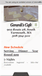 Mobile Screenshot of gerardiscafe.com